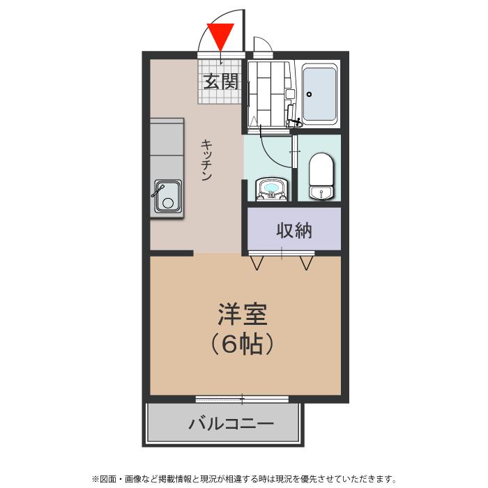 2階の間取り図