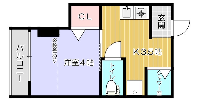2階の間取り図