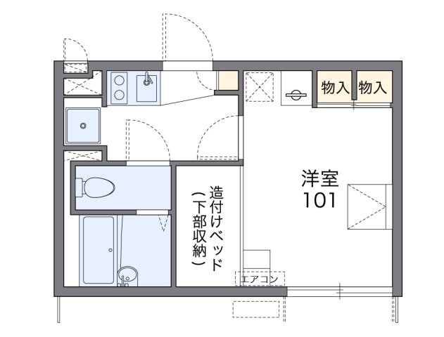 代表的な間取のため実際の間取とは異なる場合があります