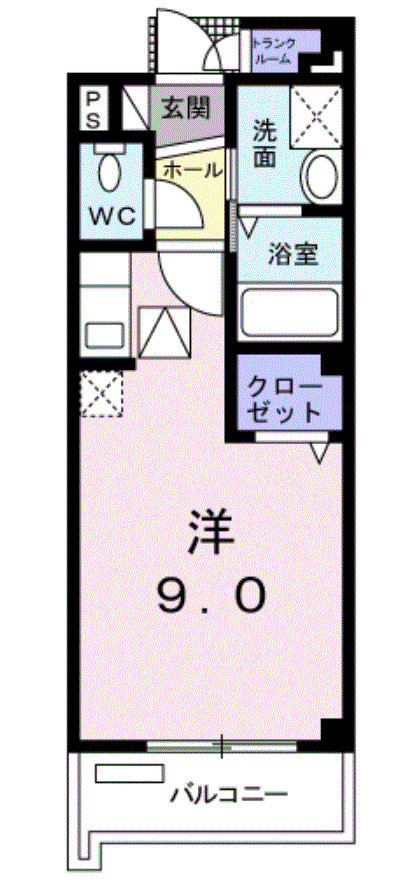 1階の間取り図