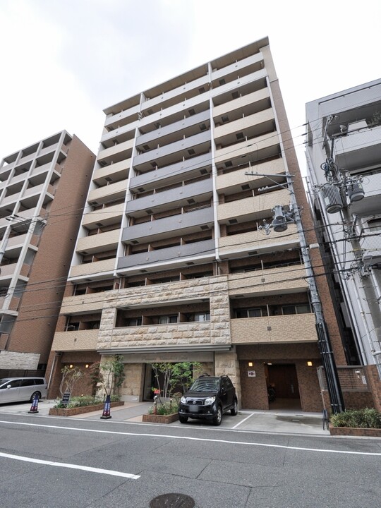 大阪市中央区東平１丁目の賃貸マンションの外観