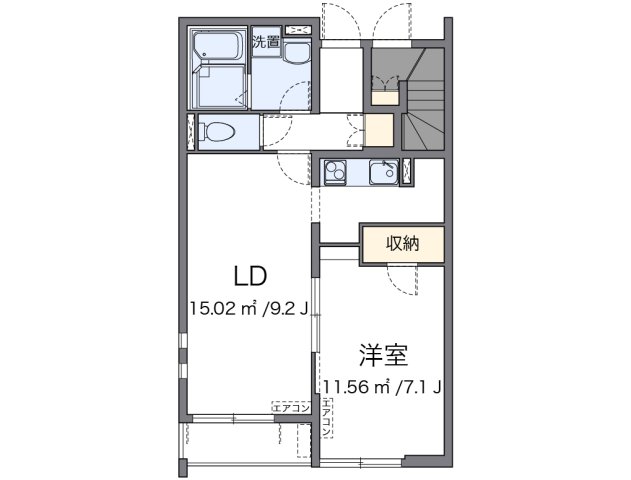 代表的な間取のため実際の間取とは異なる場合があります