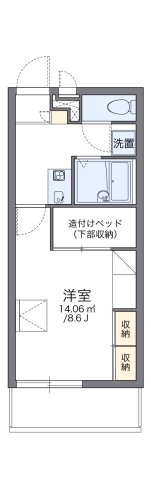 代表的な間取のため実際の間取とは異なる場合があります