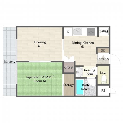 レジデンス水村　2DKタイプ