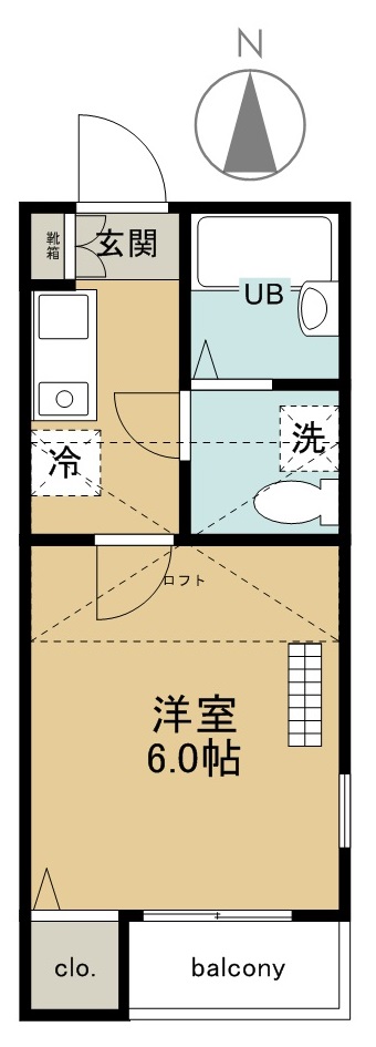 1階の間取り図
