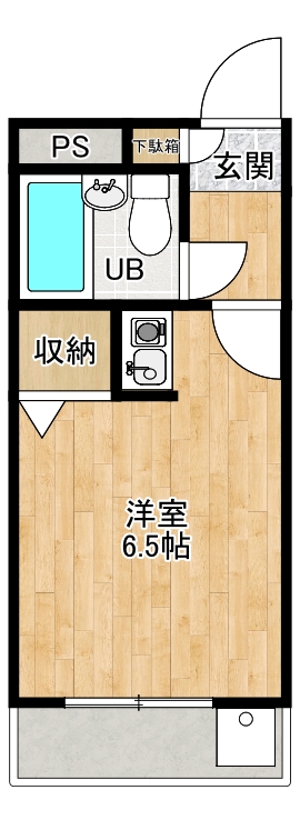 実際のお部屋は反転になります