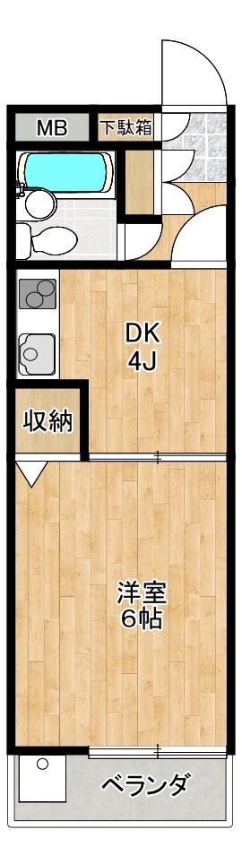 1階の間取り図