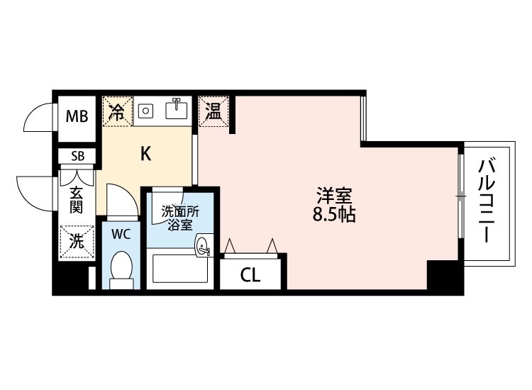 6階の間取り図