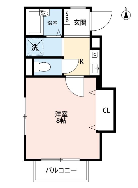 2階の間取り図