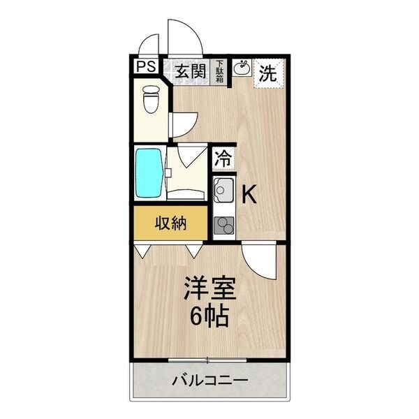 1階の間取り図