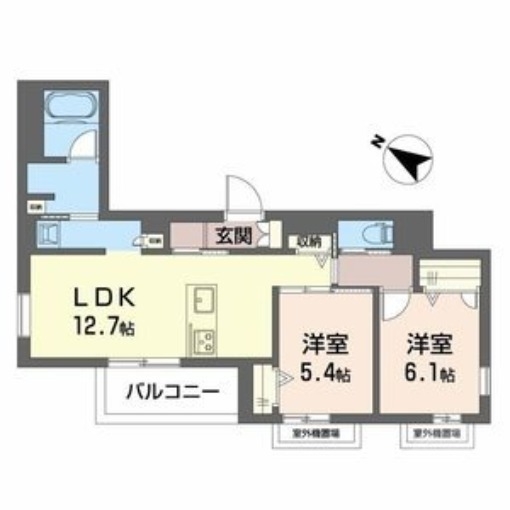 4階の間取り図