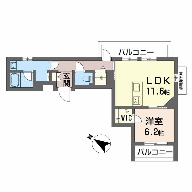 4階の間取り図