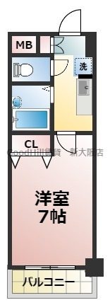 8階の間取り図
