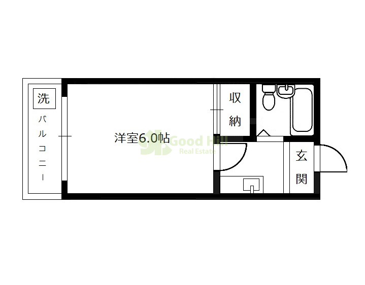 4階の間取り図