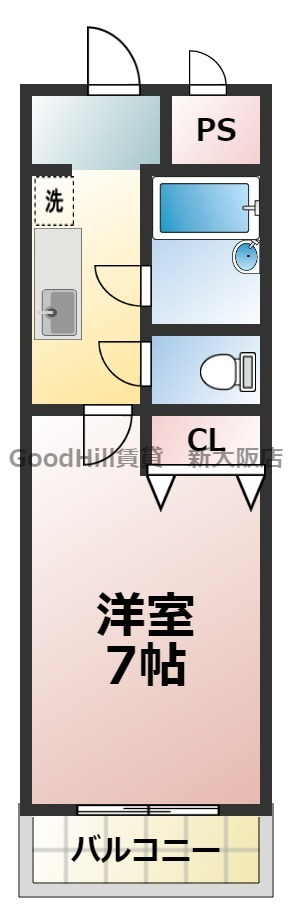 ローズコーポ新大阪8