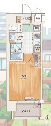 5階の間取り図