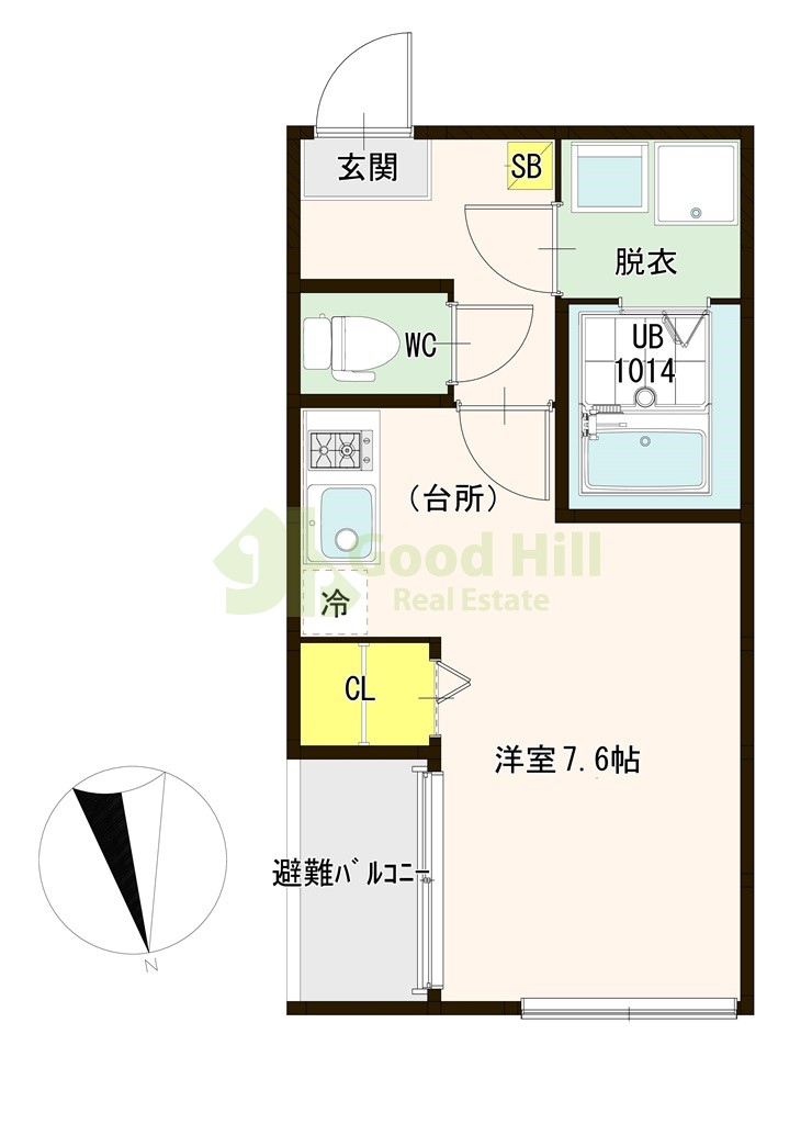 3階の間取り図