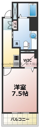 6階の間取り図