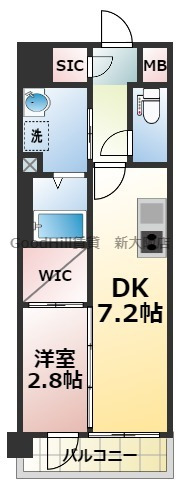 8階の間取り図