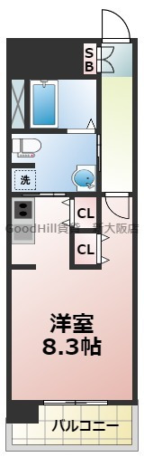 3階の間取り図