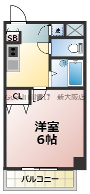 2階の間取り図
