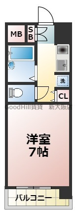 3階の間取り図