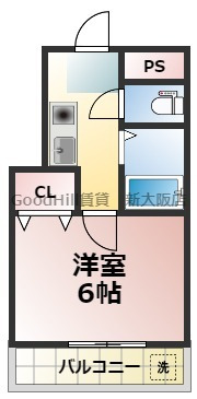 2階の間取り図