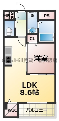 6階の間取り図