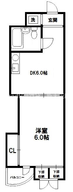 3階の間取り図