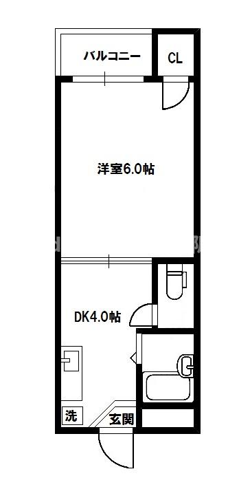 2階の間取り図