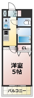 4階の間取り図