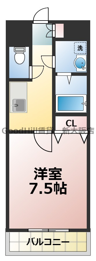 5階の間取り図