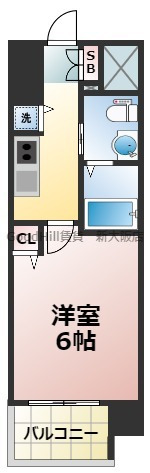 9階の間取り図