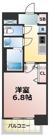9階の間取り図