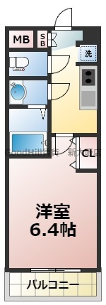 6階の間取り図