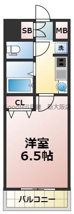 9階の間取り図