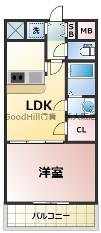 24階の間取り図