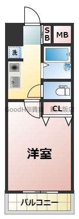 7階の間取り図