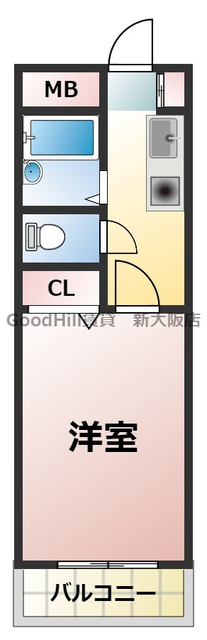 3階の間取り図