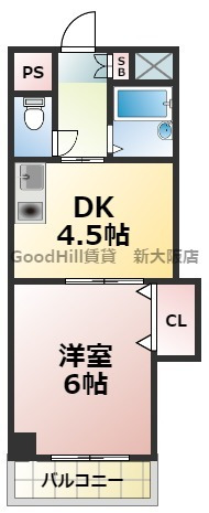 5階の間取り図