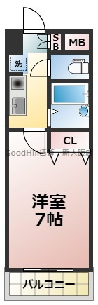 6階の間取り図