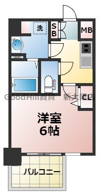 8階の間取り図