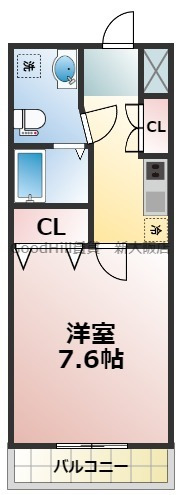 6階の間取り図