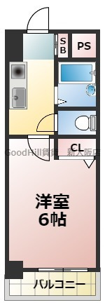 4階の間取り図
