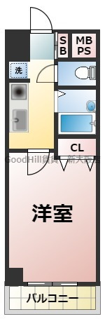 7階の間取り図