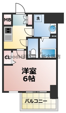 8階の間取り図