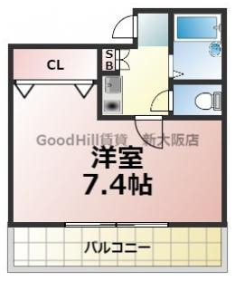7階の間取り図