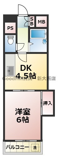 2階の間取り図