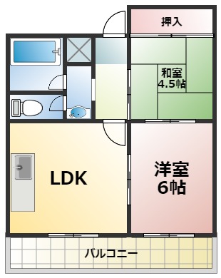 4階の間取り図