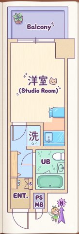 8階の間取り図